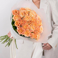 Букет Теплые объятия из 25 роз